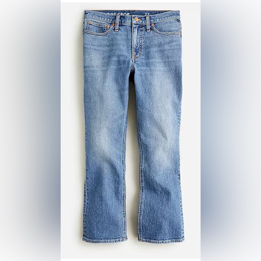 J.crew 9” DEMI BOOT CROP JEANS SZ 27